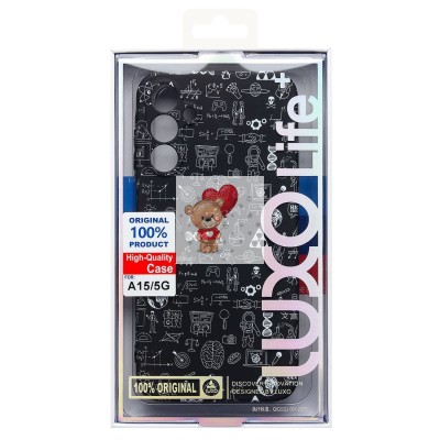 Чехол-накладка для Samsung Galaxy A15 5G - (141)  (черный) Luxo Creative