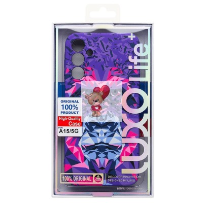 Чехол-накладка для Samsung Galaxy A15 5G - (144)  (фиолетовый) Luxo Creative
