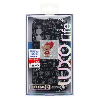 Чехол-накладка для Samsung Galaxy A25 5G - (141)  (черный) Luxo Creative