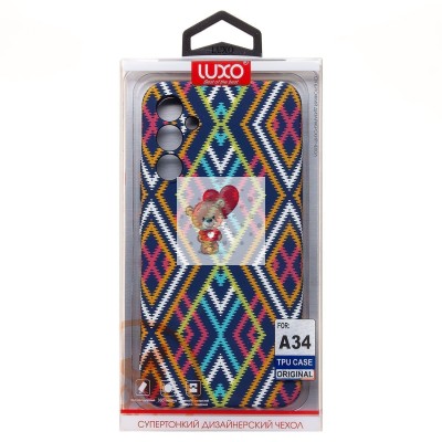 Чехол-накладка для Samsung Galaxy A34 - (116)  (многоцветный) Luxo Creative
