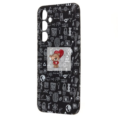 Чехол-накладка для Samsung Galaxy A35 - (141)  (черный) Luxo Creative