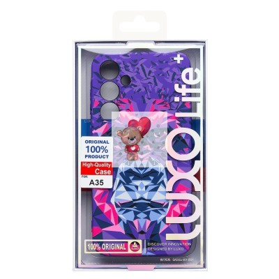 Чехол-накладка для Samsung Galaxy A35 - (144)  (фиолетовый) Luxo Creative