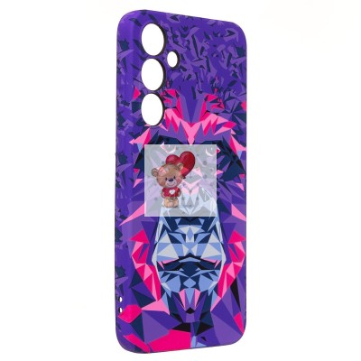 Чехол-накладка для Samsung Galaxy A35 - (144)  (фиолетовый) Luxo Creative