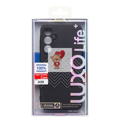 Чехол-накладка для Samsung Galaxy A55 - (133) (серый) Luxo Creative Чехол-накладка для Samsung Galaxy A55 - (133) (серый) Luxo Creative