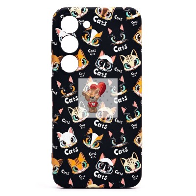 Чехол-накладка для Samsung Galaxy S23 - (94)  (черный) Luxo Creative