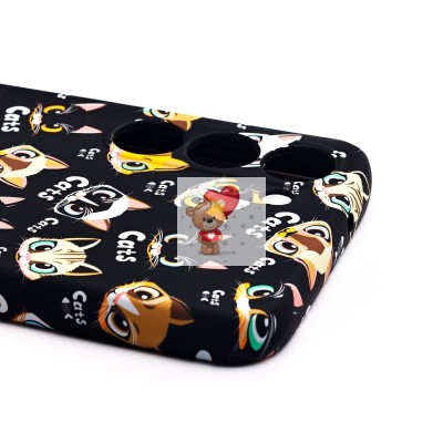 Чехол-накладка для Samsung Galaxy S23 - (94) (черный) Luxo Creative Чехол-накладка для Samsung Galaxy S23 - (94) (черный) Luxo Creative