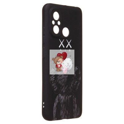 Чехол-накладка для Xiaomi Redmi 12C - (88) (черный) Luxo Creative