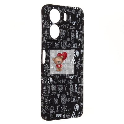 Чехол-накладка для Xiaomi Redmi 13C 4G - (141) (черный) Luxo Creative Чехол-накладка для Xiaomi Redmi 13C 4G - (141) (черный) Luxo Creative