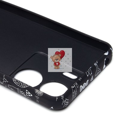 Чехол-накладка для Xiaomi Redmi 13C 4G - (141) (черный) Luxo Creative Чехол-накладка для Xiaomi Redmi 13C 4G - (141) (черный) Luxo Creative