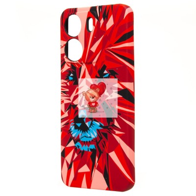 Чехол-накладка для Xiaomi Redmi 13C 4G - (146) (красный) Luxo Creative Чехол-накладка для Xiaomi Redmi 13C 4G - (146) (красный) Luxo Creative