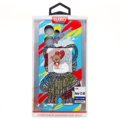 Чехол-накладка для Xiaomi Redmi Note 12 4G - (114)  (многоцветный) Luxo Creative