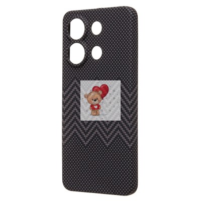 Чехол-накладка для Xiaomi Redmi Note 13 4G Global - (133) (серый) Luxo Creative Чехол-накладка для Xiaomi Redmi Note 13 4G Global - (133) (серый) Luxo Creative