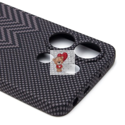 Чехол-накладка для Xiaomi Redmi Note 13 4G Global - (133) (серый) Luxo Creative Чехол-накладка для Xiaomi Redmi Note 13 4G Global - (133) (серый) Luxo Creative