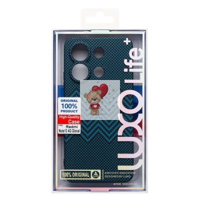 Чехол-накладка для Xiaomi Redmi Note 13 4G Global - (135) (черный) Luxo Creative Чехол-накладка для Xiaomi Redmi Note 13 4G Global - (135) (черный) Luxo Creative