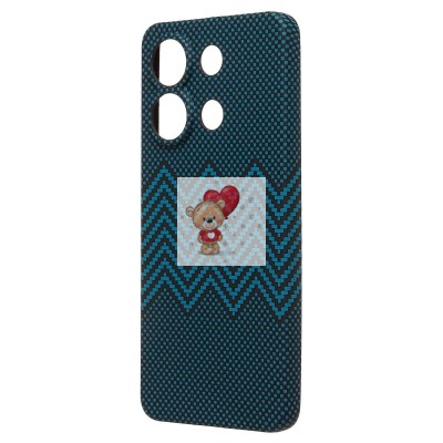 Чехол-накладка для Xiaomi Redmi Note 13 4G Global - (135) (черный) Luxo Creative Чехол-накладка для Xiaomi Redmi Note 13 4G Global - (135) (черный) Luxo Creative