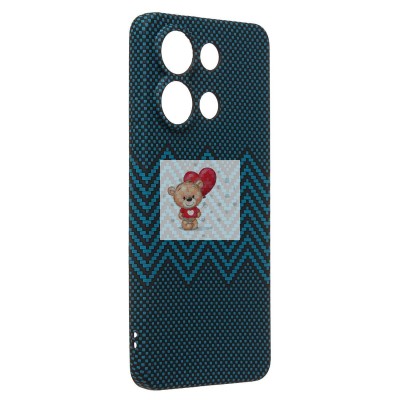 Чехол-накладка для Xiaomi Redmi Note 13 4G Global - (135) (черный) Luxo Creative Чехол-накладка для Xiaomi Redmi Note 13 4G Global - (135) (черный) Luxo Creative