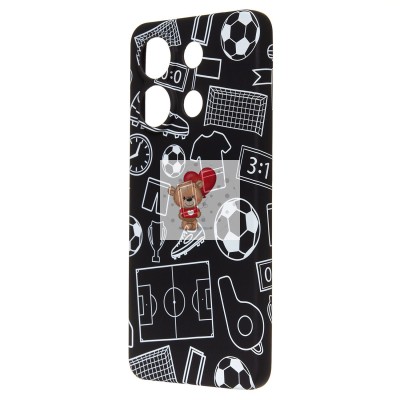 Чехол-накладка для Xiaomi Redmi Note 13 4G Global - (140)  (черный) Luxo Creative