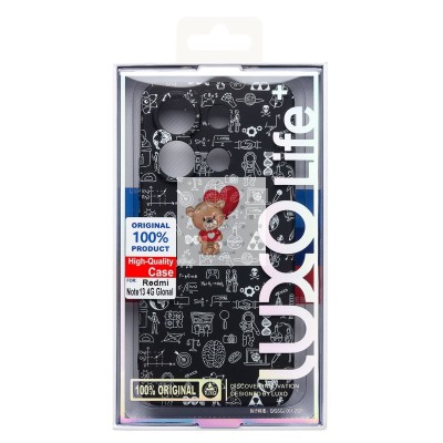 Чехол-накладка для Xiaomi Redmi Note 13 4G Global - (141)  (черный) Luxo Creative