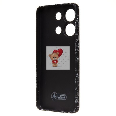 Чехол-накладка для Xiaomi Redmi Note 13 4G Global - (141)  (черный) Luxo Creative