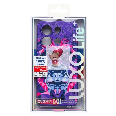 Чехол-накладка для Xiaomi Redmi Note 13 4G Global - (144 ) (фиолетовый) Luxo Creative Чехол-накладка для Xiaomi Redmi Note 13 4G Global - (144 ) (фиолетовый) Luxo Creative