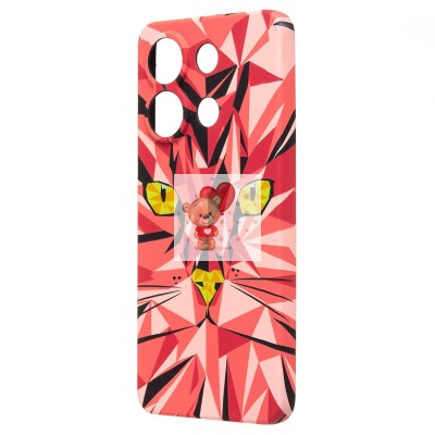 Чехол-накладка для Xiaomi Redmi Note 13 4G Global - (145)  (розовый) Luxo Creative