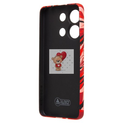 Чехол-накладка для Xiaomi Redmi Note 13 4G Global - (146)  (красный) Luxo Creative