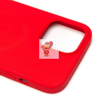 Чехол-накладка для Apple iPhone 13 Pro Max (красный) - SM003 SafeMag Soft Touch с анимацией