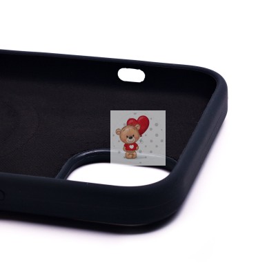 Чехол-накладка для Apple iPhone 14 Plus (черный) - SM003 SafeMag Soft Touch с анимацией Чехол-накладка для Apple iPhone 14 Plus (черный) - SM003 SafeMag Soft Touch с анимацией