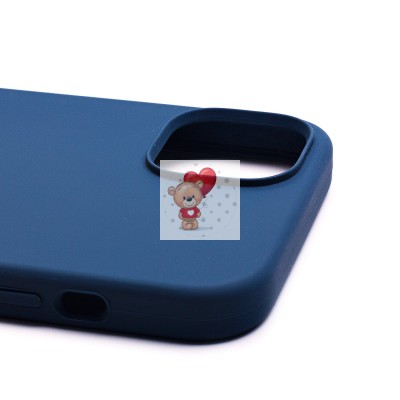 Чехол-накладка для Apple iPhone 14 Plus (темно-синий) - SM003 SafeMag Soft Touch с анимацией Чехол-накладка для Apple iPhone 14 Plus (темно-синий) - SM003 SafeMag Soft Touch с анимацией