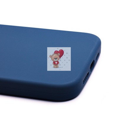 Чехол-накладка для Apple iPhone 14 Plus (темно-синий) - SM003 SafeMag Soft Touch с анимацией Чехол-накладка для Apple iPhone 14 Plus (темно-синий) - SM003 SafeMag Soft Touch с анимацией