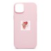 Чехол-накладка для Apple iPhone 14 Plus (светло-розовый) - SM003 SafeMag Soft Touch с анимацией