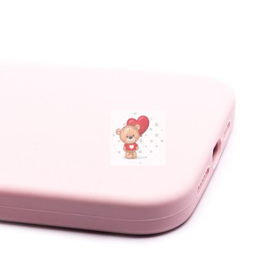 Чехол-накладка для Apple iPhone 14 Plus (светло-розовый) - SM003 SafeMag Soft Touch с анимацией