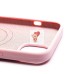 Чехол-накладка для Apple iPhone 14 Plus (светло-розовый) - SM003 SafeMag Soft Touch с анимацией