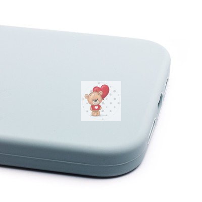 Чехол-накладка для Apple iPhone 14 Plus (мятный) - SM003 SafeMag Soft Touch с анимацией