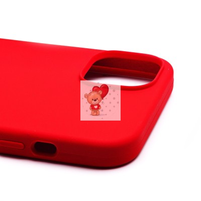 Чехол-накладка для Apple iPhone 14 Plus (красный) - SM003 SafeMag Soft Touch с анимацией