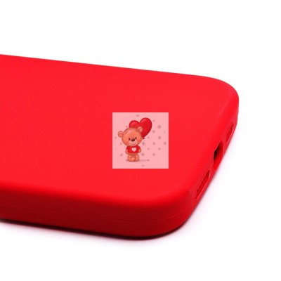 Чехол-накладка для Apple iPhone 14 Plus (красный) - SM003 SafeMag Soft Touch с анимацией