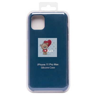 Чехол-накладка для Apple iPhone 11 Pro Max (аляскинский синий) [ORG] Soft Touch