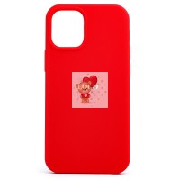 Чехол-накладка для Apple iPhone 12 mini (красный) [ORG] Soft Touch