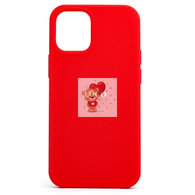 Чехол-накладка для Apple iPhone 12 mini (красный) [ORG] Soft Touch