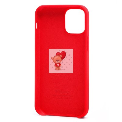 Чехол-накладка для Apple iPhone 12 mini (красный) [ORG] Soft Touch
