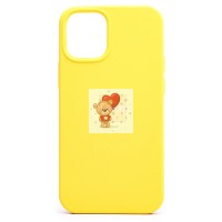 Чехол-накладка для Apple iPhone 12 mini (желтый) [ORG] Soft Touch
