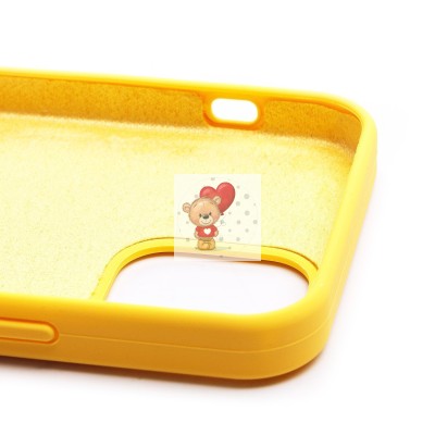 Чехол-накладка для Apple iPhone 12 mini (желтый) [ORG] Soft Touch