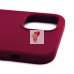 Чехол-накладка для Apple iPhone 12 Pro Max (бордовый) [ORG] Soft Touch