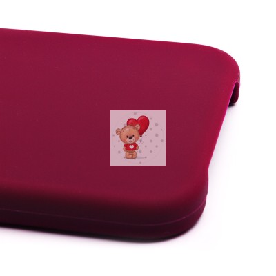 Чехол-накладка для Apple iPhone 12 Pro Max (бордовый) [ORG] Soft Touch