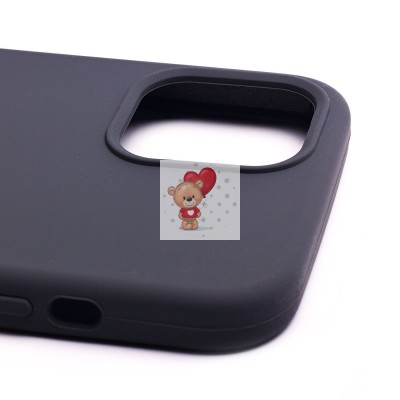 Чехол-накладка для Apple iPhone 12 Pro Max (темно-серый) [ORG] Soft Touch