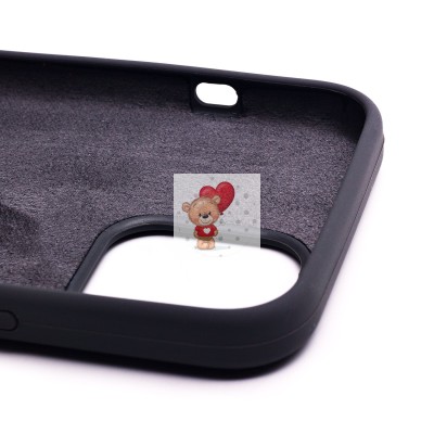 Чехол-накладка для Apple iPhone 12 Pro Max (темно-серый) [ORG] Soft Touch