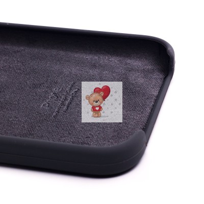 Чехол-накладка для Apple iPhone 12 Pro Max (темно-серый) [ORG] Soft Touch