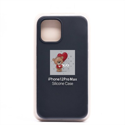 Чехол-накладка для Apple iPhone 12 Pro Max (темно-серый) [ORG] Soft Touch