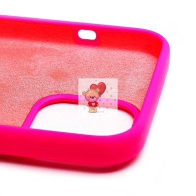 Чехол-накладка для Apple iPhone 12 Pro Max (темно-розовый) [ORG] Soft Touch