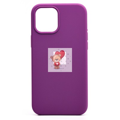 Чехол-накладка для Apple iPhone 12 Pro Max (фиолетовый) [ORG] Soft Touch